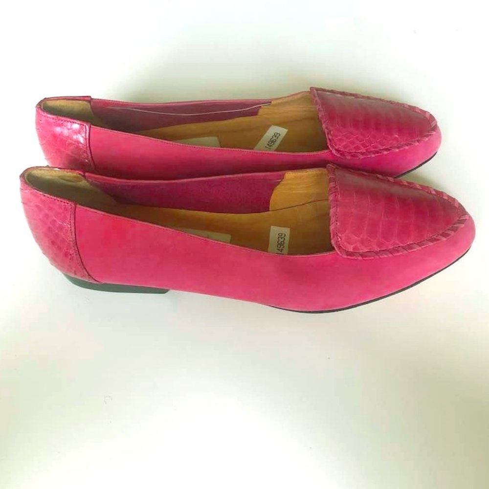 Vintage pink Nordstrom Leather Loafers